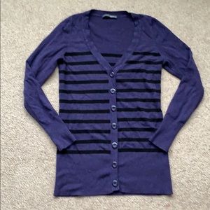 Smartset Striped Cardigan